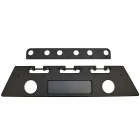 11785-36 Jet Technologies Boat Rod Holder Black Starboard 2pc