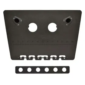 12163-36 Jet Technologies Viaggio Boat Rod Rack 31 5/8 X 20 1/2 Black Starboard