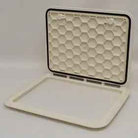 581-1620-04 Jim Black Boat Deck Hatch 16 X 20 Inch Arctic White - Chip