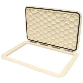 581-1624-08 Jim Black Boat Hatch Door 25 X 16 3/4 Inch Dream White