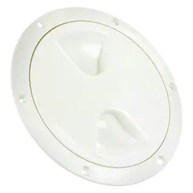 31025 Jr Products 6.8 Inch D White Round Access/deck Plate