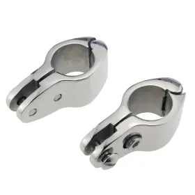Keehui 699918944096 Pair Marine Grade 316ss 1 Inch Bimini Top Hinged Jaw Slide With Set Screws