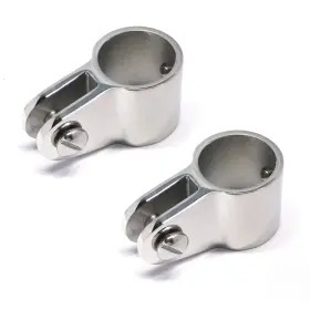 Keehui 699927216641 2pcs Bimini Top Jaw Slide 7/8 Inch Id Marine Grade 316 Ss Boat Hardware 22.2mm