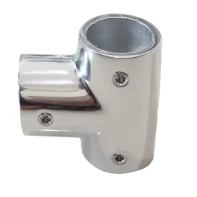 Keehui 699959008627 316 Stainless Steel Polished Marine Grade Handrail Fitting 90 Deck Hand Te