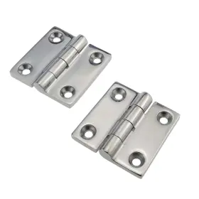 Keehui 699992236148 Marine Grade 316 Stainless Steel Pair 2 Inch Heavy Duty Casting Solid Mirror-butt