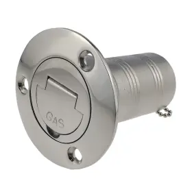 Keehui 699994630036 1.5 Inch Mirror Polished 316 Stainless Steel Water Tank Deck Fill For Boat