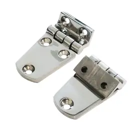 Cpby2hy70x37ww Keehui Marine Grade 316 Stainless Steel Cast Offset Short Side Hinges 2.75x1.5 Inch Pair