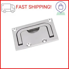 Keenso 736077937221 Boat Flush Hatch Locker Stainless Steel Recessed Pull H
