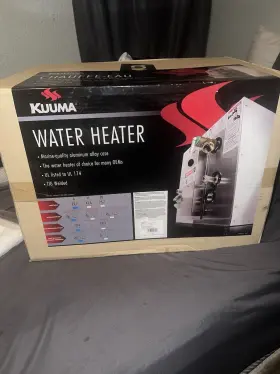 92923 Kuuma Products 6 Gallon Water Heater - 120v Front Heat Exchange Back Mount