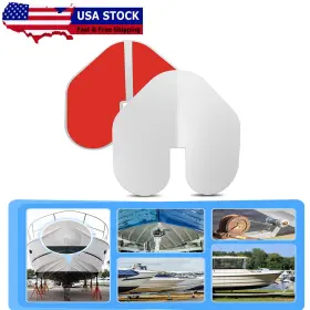 Kyqp2098 Ky-motor 80638 Stainless Steel Boat Bow Protector Notched With 3m Adhesive Mirror Polished