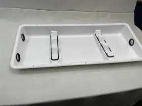 53008000h Larson Port Rod Box Holder White 42 1/2 Inch X 18 5 1/4 Boat