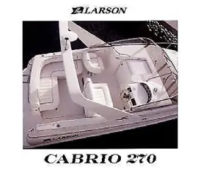 0950574 Larson 950574 Boat Cabrio 270 280 290 Cruiser Sliding Cabin Door White Oem