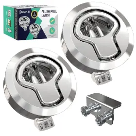 Fpslmltc2201 Latch.it Rv Flush Lock 2 Pack Chrome Slam