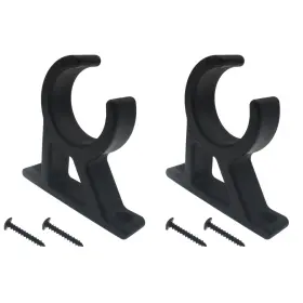 L-boat-hook-holder-45-bl-2 Lbtodh 2 Pcs Boat Hook Holder Nylon Ladder Clip Black Paddle Stowage Clamp For