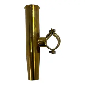 Ra-5701gl Lees Aluminum Clamp-on Rod Holder Horizontal Straight Gold
