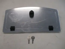 316491 Legend Boats Boat Locking Glove Box With Keys Clear And Silver Marine