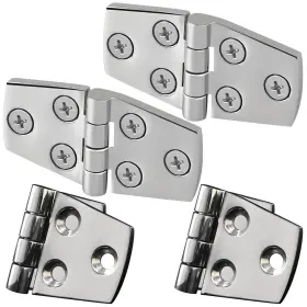 Leqindacar 658370175653 Heavy Duty Marine Grade Stainless Steel Hinges For Boat Yacht Cabinets Garage