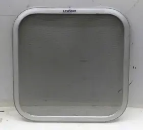 27e02 Lewmar Marine Boat Square Portlight Window Screen 11-5/16 Inch X Overall