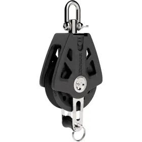 29927204bk Lewmar Synchro Marine Sailing Pulley Single Block With Becket 72mm