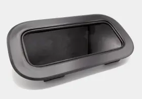 30164300 Lewmar Size Black / Grey Aluminum Portlight Window With Friction Hinge