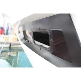 30209100 Lewmar Con3twh 319x172 Black Portlight- Brand New