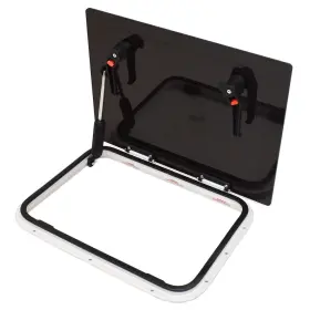 399304923 Lewmar Boat Flush Deck Hatch 12 3/4 X 18 Inch Black Tint