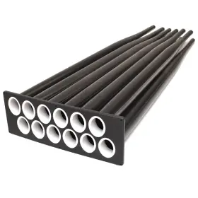 2293828 Lowe Boats Boat Fishing Rod Holder 12-tube 48 1/2 Inch Black