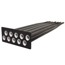 7802038 Lowe Boats Pn Boat Fishing Rod Holder 10-tube 57 1/8 Inch Black