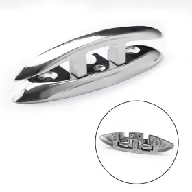 P005-a005 Madhornets Boat Flip Up Folding Dock Cleat - 6 Inch 316 Marine Stainless Steel High Quality Us