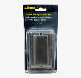 7879cr-fi Marinco Stainless Steel Duplex Receptacle Cover