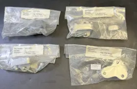 6643-0021 Marine Boat Clip Pull Strap With Screws Lot Of 4 Pieces Gray A2.1
