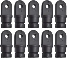 12661566 Marine City Black Nylon Bimini Top Eye End Cap Round 3/4 Inches