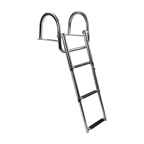 2580s3 Marine City 3-step Telescoping Ladder 304 Stainless Steel Swim Platform With Rails