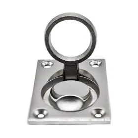 3260sal Marine City Locker Lift Pull Ring Handle 316 Stainless Steel 4 Fixing Points