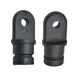 Mc12661561-2 Marine City Black Nylon Bimini Top Eye End Cap Round Inside 7/8-inch Outer Diameter