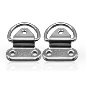 Mc29251016-2 Marine City Stainless Steel Folding D-ring Pad Eye 2 Inch X 2-1/4 Boat Pack Of