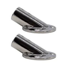 Mc30252305-2 Marine City 316 Stainless Steel 30 Boat Hand Rail Fittings Base Round 2 Pc