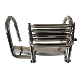 Mc32251012-1 Marine City 4-step Telescoping Boat Ladder For Transom Swim Decks Boats
