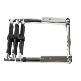 Mc73358931 Marine City 3-step Stainless Steel Telescopic Folding Boat Ladder With Handle