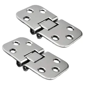 Mc74151023-2 Marine City 316 Stainless Steel Flush Mount Hatch Hinges 180 Boat Door 2 Pack