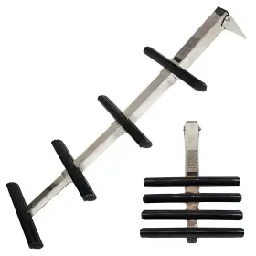 Mc85358043-1 Marine City 4 Step Flip-up Stainless Steel Telescoping Ladder For Boat