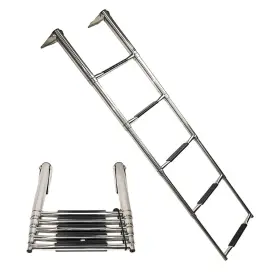 Mc85358401-1 Marine City 5-step Telescoping Swim Ladder Space-saving Design Ideal For Boats