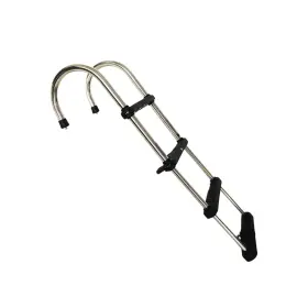 Mc85858047-1 Marine City 4 Step Stainless Steel Telescoping Ladder Removable Folding For Boat