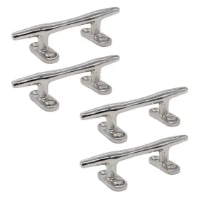 Mc99952045-4 Marine City 4 Inch Open Base Cleat - 316 Stainless Steel Mooring Boat Pcs