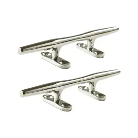 Mc99952065-2 Marine City Stainless Steel Hollow Base Deck Mooring Rope Tie Cleat Boat 2 Pcs