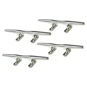Mc99952105-4 Marine City Stainless Steel Deck Mooring Rope Tie Cleats 10 Inch For Boats 4 Pcs