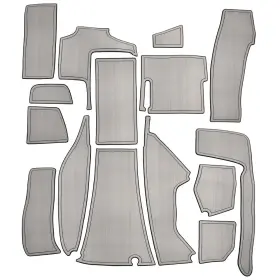 008bsn-126ck-6201-00 Marine Mat Cobalt Boat Non-skid Deck Mats 403322 2017 R35 Titanium Set Of 15