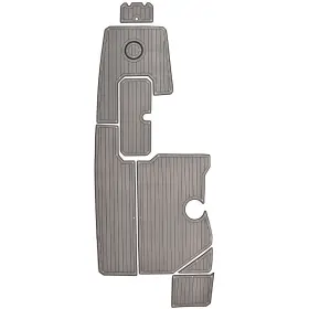35002399 Marine Mat Starcraft Svx 211 Boat Deck Mats Gray Snap-it Set Of 8