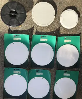 Sdp-3fw Marine Plastic Hatch Deck Plate Inspection Tank Well Hull Cover 6 Covers
