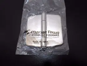 193610 Marine Town Qty 2 - Covered Boat Hinge Stainless Steel 74mm X 80mm New